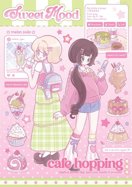 tya 🫧 on X: "⋆｡° i luv me some sweets °⋆.🍦 ࿔*:･ #oc https://t.co/r4seN4aoDG" / X