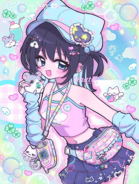 まと on X: "OC☘️🐹🌈｡˚✩ https://t.co/Q8O4QyPsJe" / X