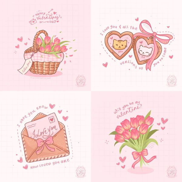 ꕤ on X: "⁀➴ happy hearts day!! 🌷💌🌸🎀 #art #artmoots #ValentinesDay #artph https://…