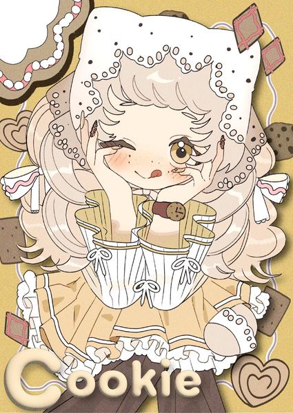 つちのこ on X: "#illustrationㅤ 🍪🎀 https://t.co/iI1nKumccC" / X