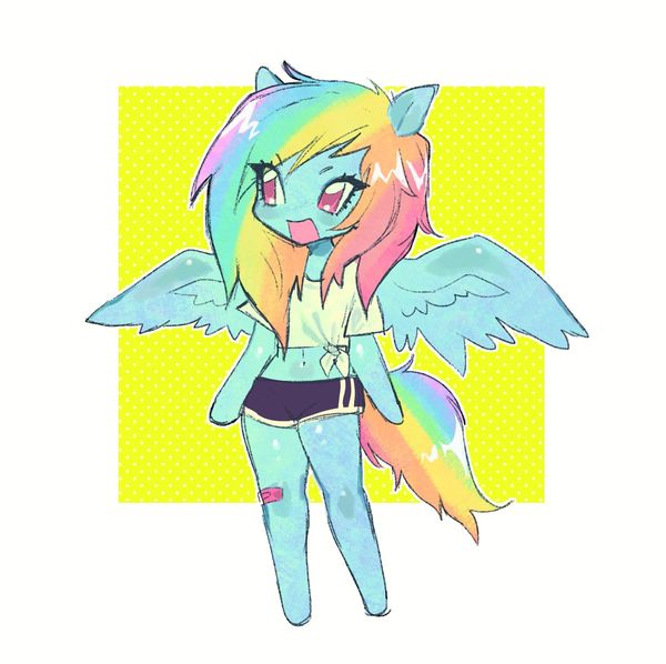 madi ♡ on X: "rainbow dash chibi/gijinka #mlp https://t.co/EscGl2UxgO" / X