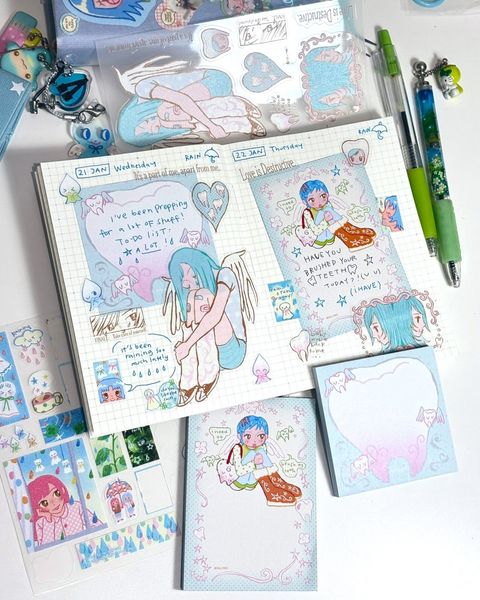 vee ★ on X: "notepads &amp; stickers 🍀 https://t.co/qOpdT0wSPW" / X