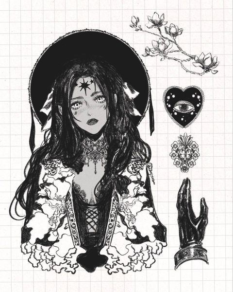 Saint on X: "Mexican Aerith #artmoots #doodle #procreate https://t.co/P0YjK6qk9Z" / X