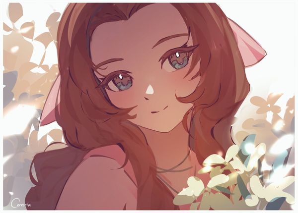 ceres 🌙 on X: "aerith 🌸 #ff7 https://t.co/appKJ21Zgu" / X