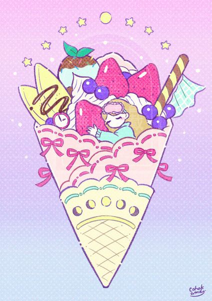 琥珀雨🍭こはくあめ on X: "#クレープの日 うたかたのクレープベッド🛏️…