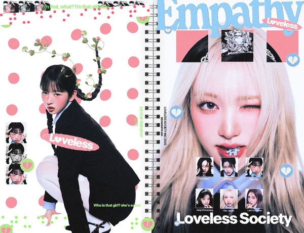 Aqsa on X: "IVE ‘empathy’ poster/zine design @IVEstarship #ive #liz #rei #wonyoung #yujin #lees…