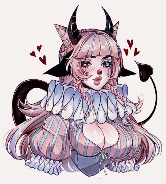Rebthgin on X: "Comish done for @LucifernnVT 🩵🩷 https://t.co/18ZuUQH7KV" / X