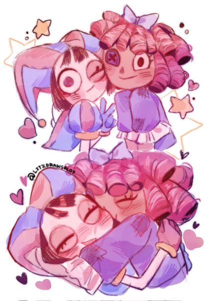 Litz 🦝 | COMMS OPEN on X: "THEYRE SO CUTE ISTGGG #ragapom #TADC #jesterdoll #doodle https://t.co…